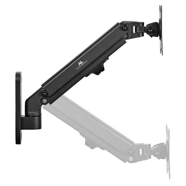 Support mural til Maclean-monitor, 17-27'', 7kg max, gasfjedersystem, MC-458