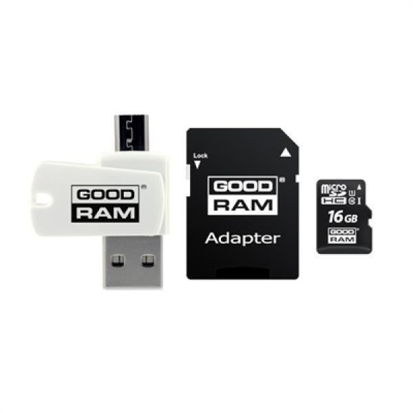 GOODRAM 16 Gt Micro SD -muistikortti - Uusi ja alkuperäinen - 2 vuoden takuu