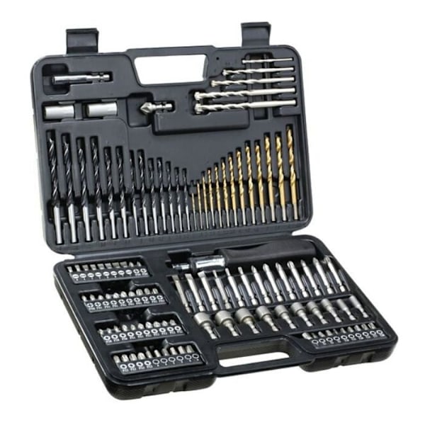 Lisävarusteiden paketti - DEWALT - DT0109 - 109 lisävarustetta - Puusuuttimet, metallin porat, tiilien porat - Ruuvimeisselit