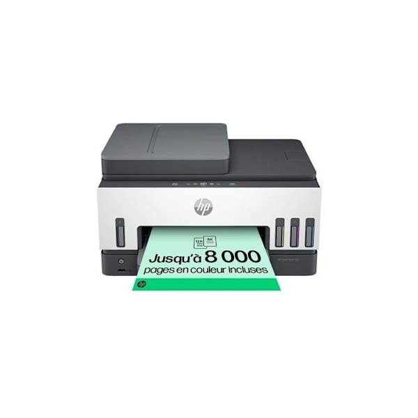 Multifunktionsprinter - HP - Smart Tank 7605 - Inkjet - Farve - Wi-Fi Grå