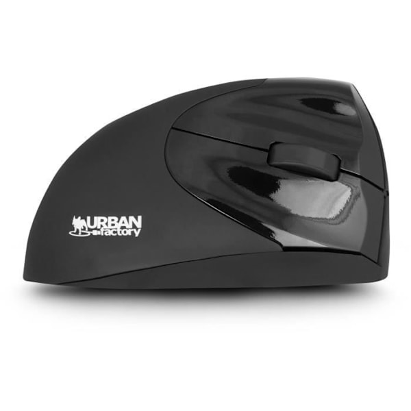 Langaton hiiri - URBAN FACTORY - Ergonominen - Oikeakätisille - EMR20UF-V2 musta