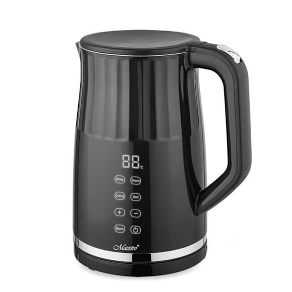 Elektrisk vattenkokare - MAESTRO - MR-039 - 1,7L - 2200W - Svart svart