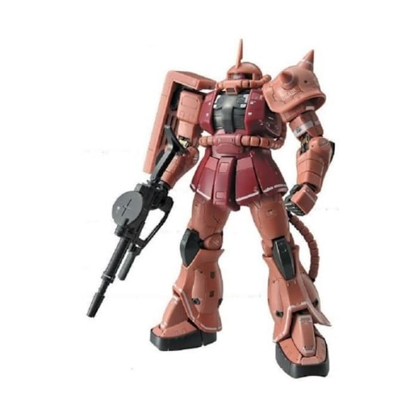 Gundam Model Kit - Bandai - 02 MS-06S Zaku II Gunpla RG 1/144 - Vit - Barn - Blandat
