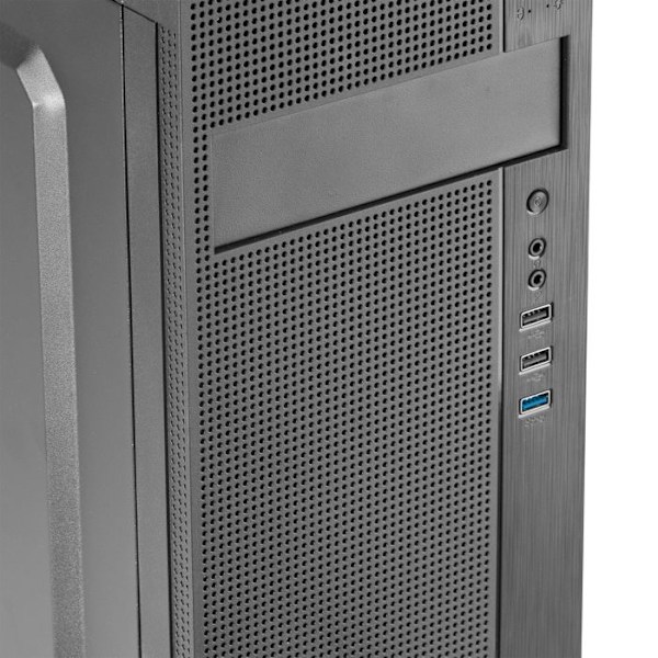PC kabinet - Tacens - 2FERROX - Sort - 120mm blæser - Ekstern 5,25" bay Sort