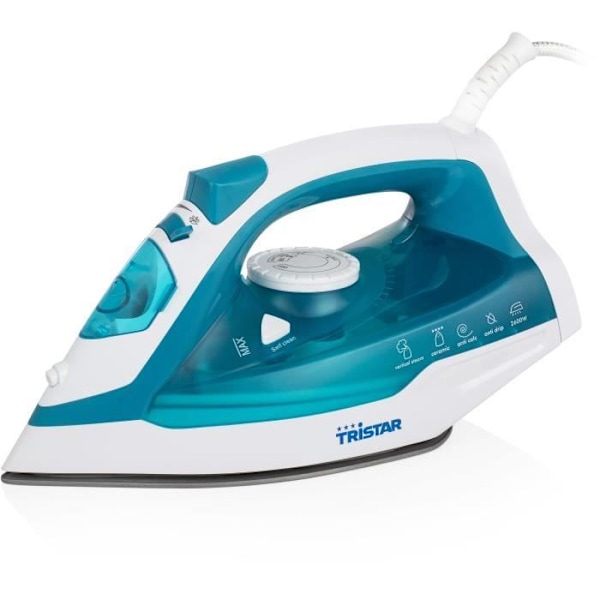 TRISTAR ST-8320 Strygejern med kontinuerlig damp 2600W Keramisk sål-Justerbar damp-25 g/min.