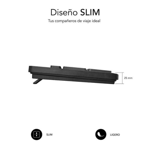 Clavier Subblim Business Slim Silent / Musta