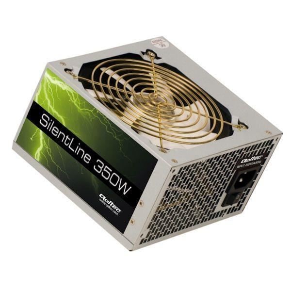 QOLTEC STRØMFORSYNING ATX 350W PFC SILENTLINE II ATX 350W BULK Grå