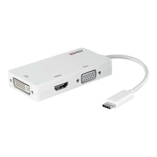 LINDY USB 3.1 Type C til Triple Display Converter