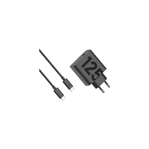 Laddare - Motorola - USB-C - 125W - Snabbladdning - TurboPower Svart