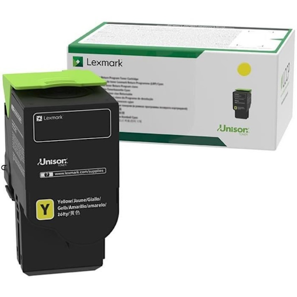 Lexmark C2320Y0 gul tonerpatron - Standardydelse - 1000 sider
