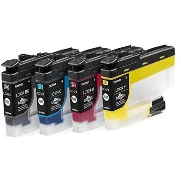 Pakkaus 4 patruunaa LC424VAL - BROTHER - musta, syaani, magenta ja keltainen riittoisa 750 sivua - DCP -J1200W