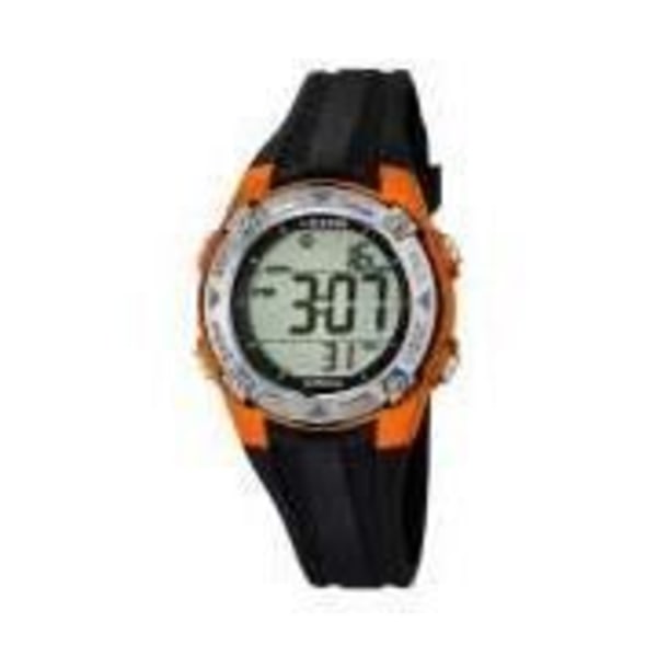 Montre Ado - CALYPSO - K5685/7 - Quartz - Vandtæthed 10 ATM - Orange urskive Svart