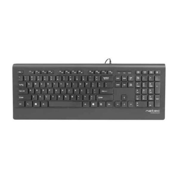Natec TECLADO Barracuda Slim ASETELMA ESPANJAKSI - NKL-1717 musta