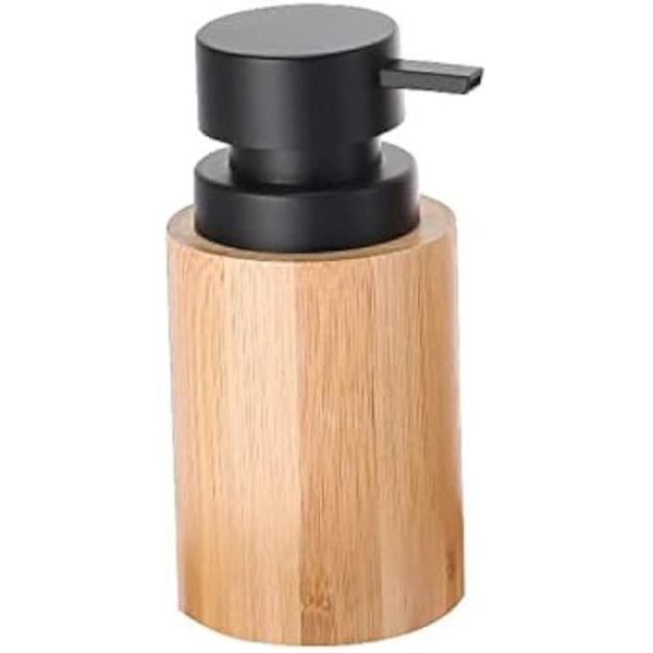 Sæbedispenser - DKD Home Decor - Standard - Sort - Bambus og polypropylen - 8x8x16 cm Svart