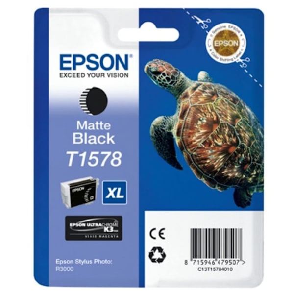 Epson T1578 XL Turtle matsort blækpatron
