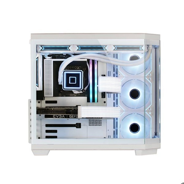 ATX-sag - Mars Gaming - MC-3TCORE - Triple Tempereret Glas - Dobbelt Kammer - Hvid
