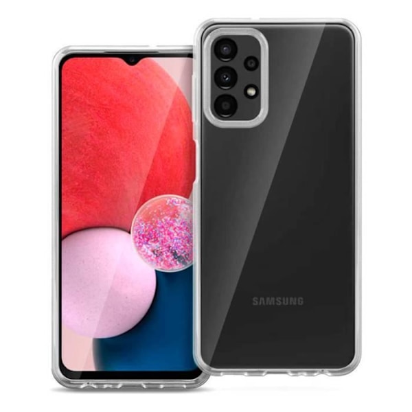Coque hybrid Samsung Galaxy A13 4G (bumper + transparent bagside) Transparent