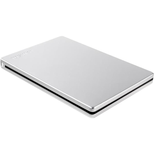 Ulkoasema - TOSHIBA - CANVIO Slim - 1 To - Alumiinipinnoite - USB 3.2 Gen 1