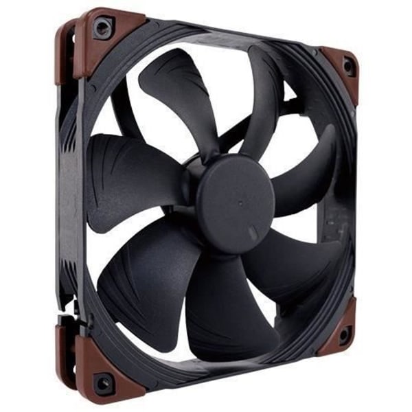 NOCTUA 140 mm ventilator til pc-etui NF-A14 iPPC-2000 Sort, Brun