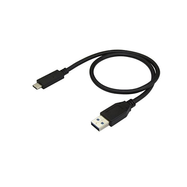 USB-A to USB-C kaapeli - STARTECH - 50 cm - USB 3.1 - Uros/Uros - Musta