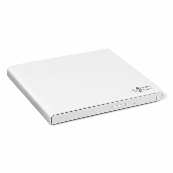 Ulkoinen DVD-poltin - Hitachi-LG - GP57EW40 - USB 2.0 - Valkoinen - CD/DVD-ROM - 24x/8x/8x/6x - M-DISC