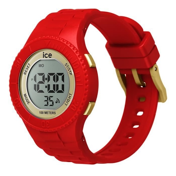 Lastenkello - Jääkello - 021620 - Punainen silikoni - 34mm - 10 bar Röd