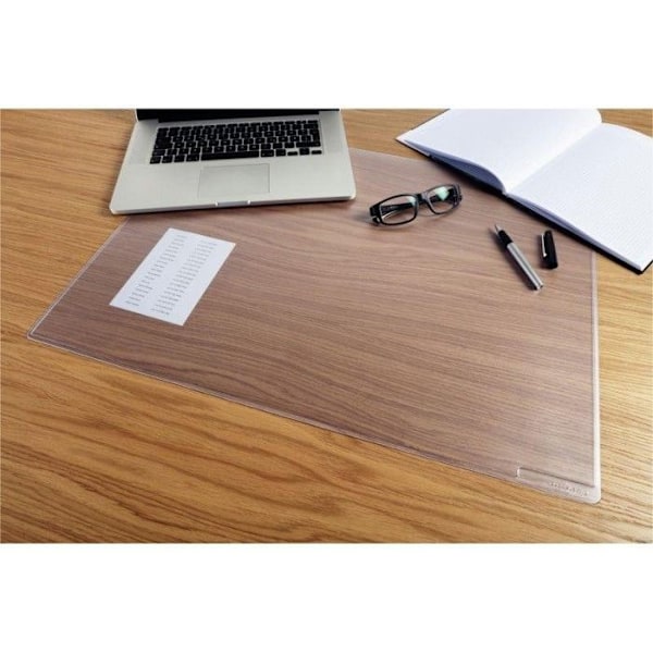 Skriveunderlag - HOLDBAR - Duraglas - Gennemsigtig - Fleksibel - Antirefleks Transparent