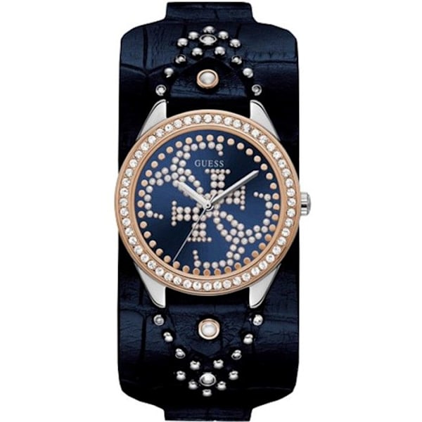 Quartz Watch - Guess - W1140L3 - Blåt læder - 30m vandtæt - Damer Blå