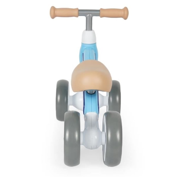 Qplay Hopps bärsele 4 hjul 50x23x40 cm Blå - DEVESSPORT - Barn - Vadderat säte Blå vit