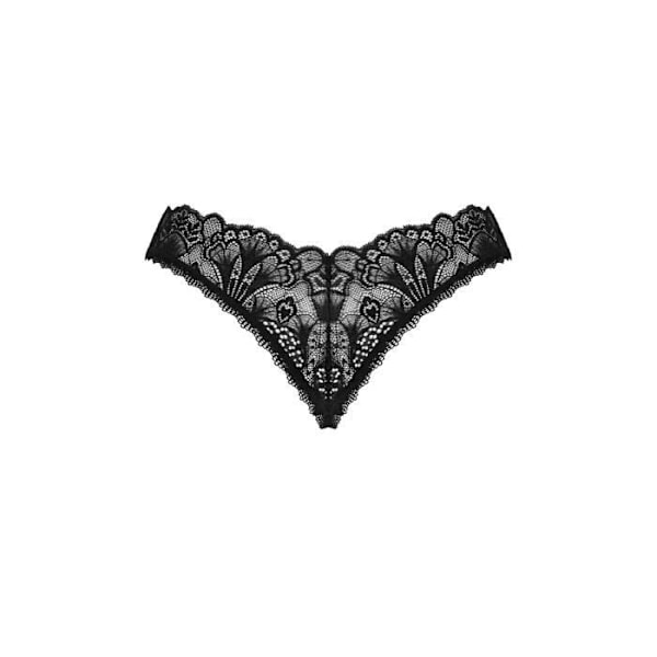 Obsessiv - String Donna Dream med åben mellemrum - Sort XS/S Svart XS/S