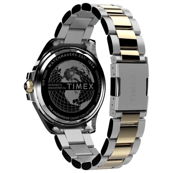 Montre TIMEX - Mænd - TW2V42000 - Multifarvet rustfrit stål - 10 ATM - Kalender og lysende visere Flerfärgad