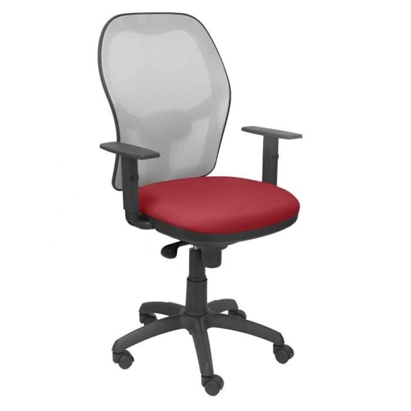Ergonomisk kontorstol med synkron mekanisme - PIQUERAS Y CRESPO - Jorquera model - Grå - Stof