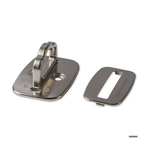 StarTech kaapelilukko Hopea - Kaapelilukot (hopea, kannettava tietokone, teräs, reach, CE, RoHS, 67 mm, 47 mm) -