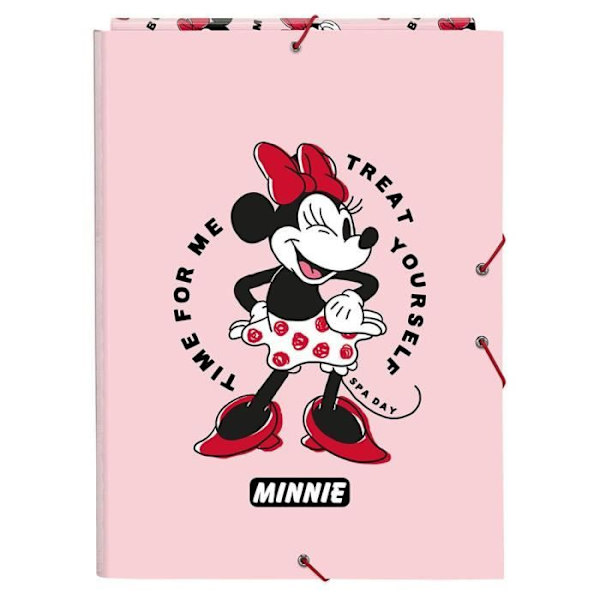 Kansio - Minnie Mouse - Oma aika - Vaahto - A4 - Kovakantinen Rosa