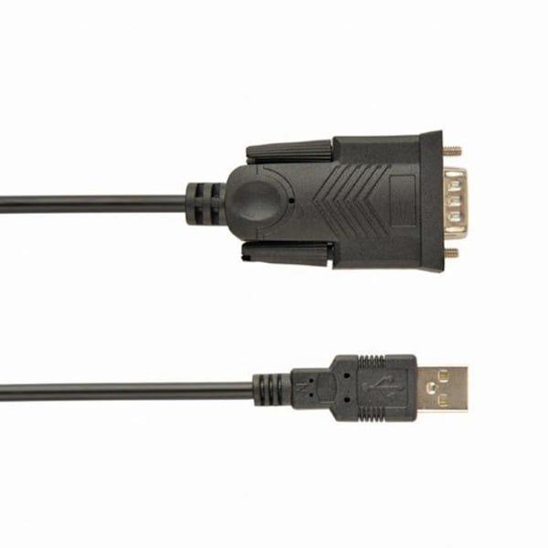 USB-kabel - Cablexpert - UAS-DB9M-02 - 1,5 m - USB (M) til DB-9 (M) - Sort