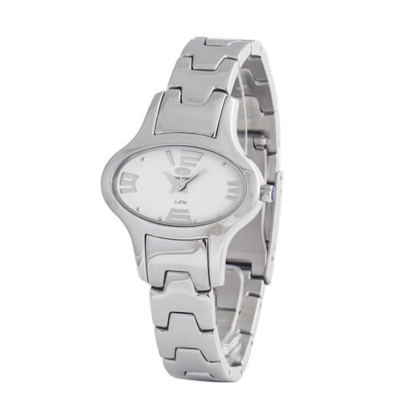 Kvindeur - Time Force - TF2635L-04-1 - Sølv - Kvarts - 36MM SILVER