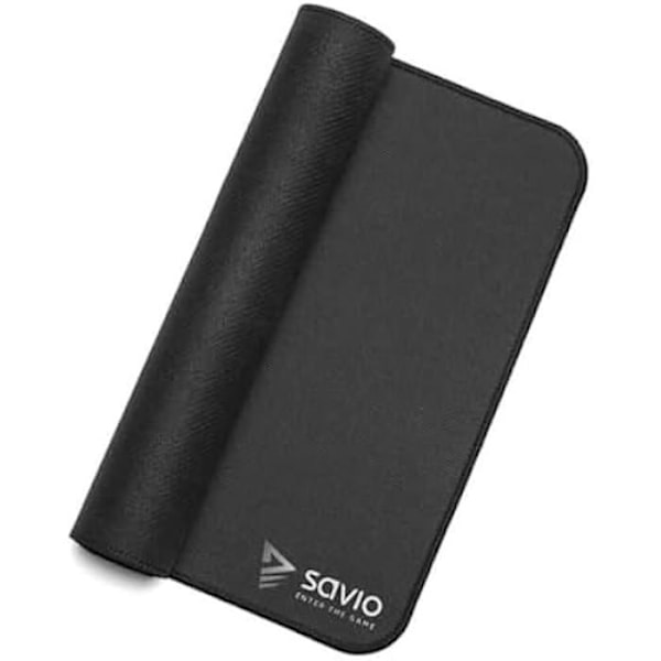 Spilmus - SAVIO - Præcisionskontrol S 25X25 - Sort - Ridsefast - Designet til gaming sort