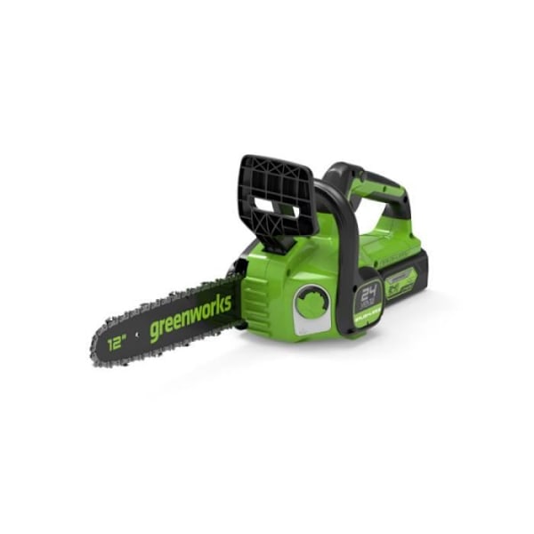 Tronksav GREENWORKS 24V - 30 cm - Uden batteri eller oplader - GD24CS30 Grön