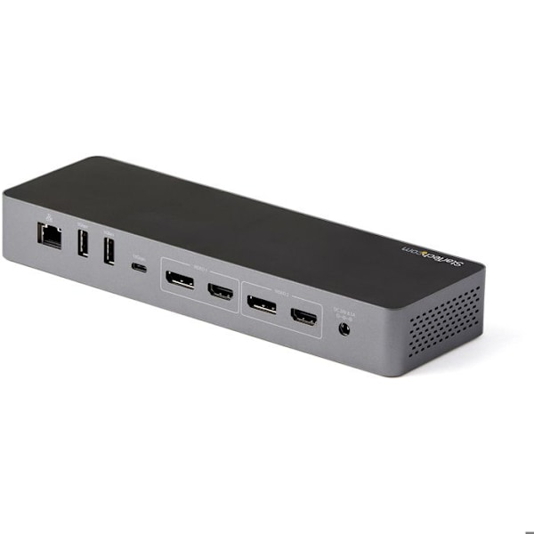 USB-hubi - Startech - TB3CDK2DHUE - 3 Porttia - USB A 3.2 Gen 1 - Ethernet RJ-45