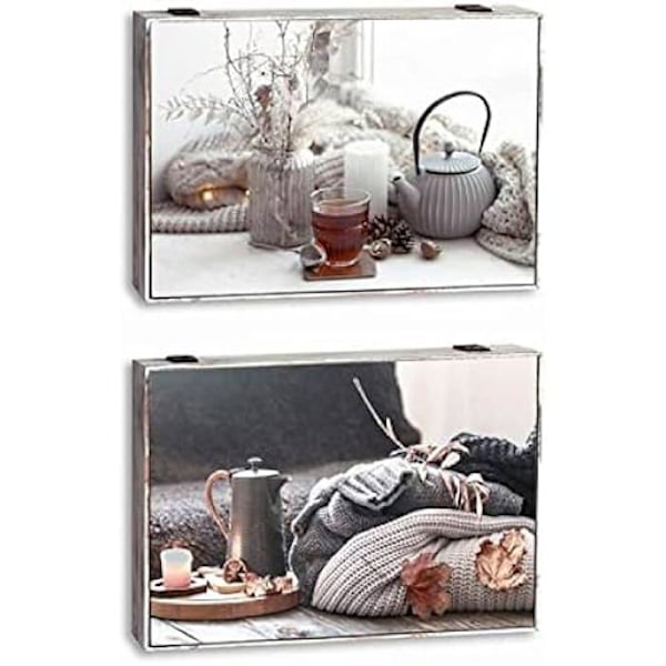 Lock - DKD HEMINNREDNING - Flerfärgad - MDF-trä - 48 x 53 x 34 cm - Liten kompletterande möbel mångfärgad