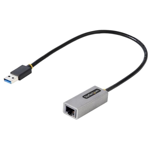 StarTech USB 3.0 - 10/100/1000 Gigabit Ethernet-sovitin - RJ45-USB-kaapeli - 30 cm RJ45 USB-johto Harmaa