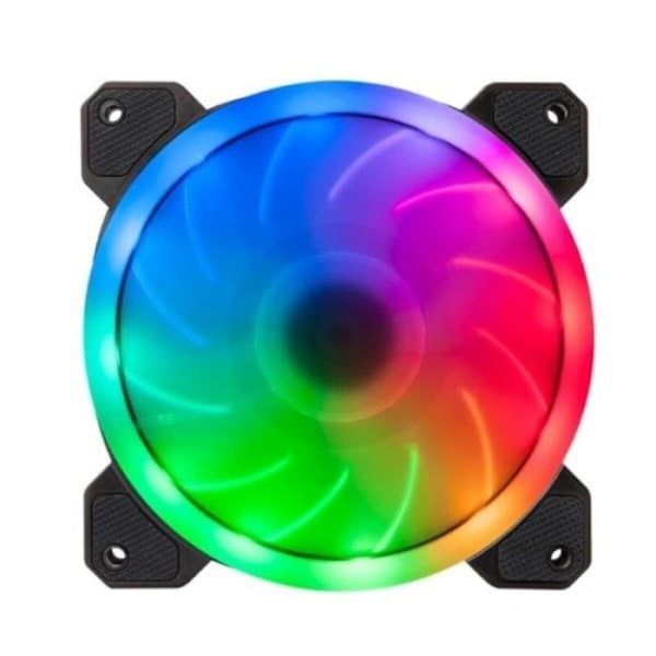 Hiditec N5-ARGB Gaming kannettavan tietokoneen tuuletin Ø 12 cm musta