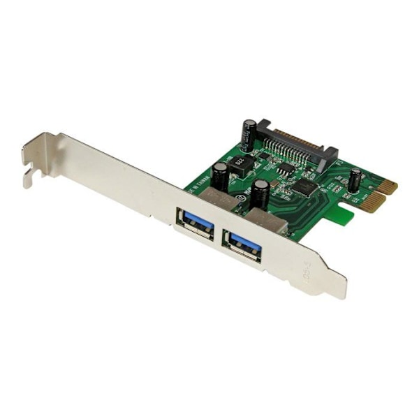 STARTECH PCI Express (PCIe) til 2 USB 3.0 porte controllerkort med UASP - SATA strømforsyning - 2 USB port(e)