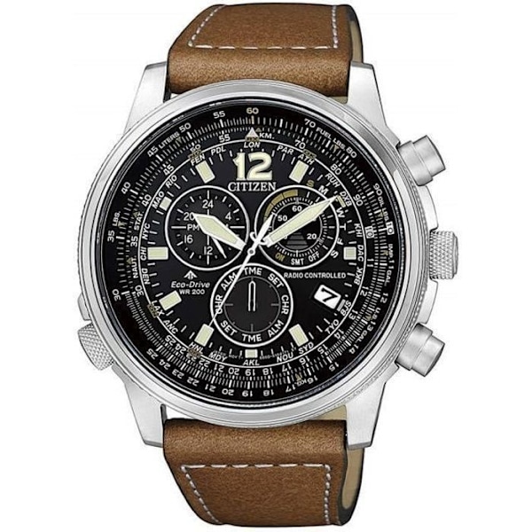 Kello - Citizen - CB5860-27E - Kvarts - ECO Drive - 43,8 mm - Musta Svart