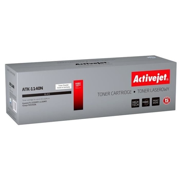 Tonerkasetti - Activejet - ATK-1140N - Yhteensopiva - Musta - 7200 sivua