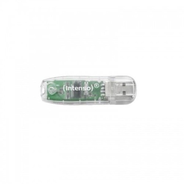 Intenso Rainbow USB-muistitikku 32GB läpinäkyvä