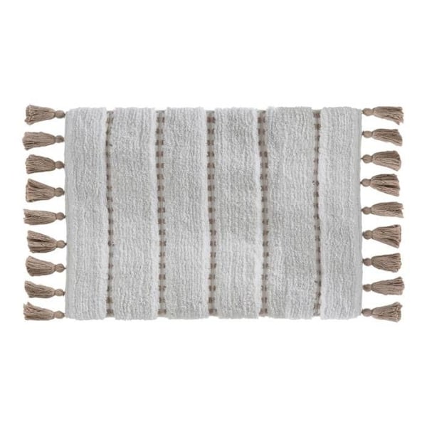 5five - tæppe 50x75cm taupe hvid Mol