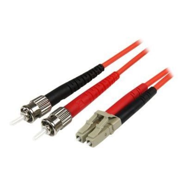Cabel Fiber Optik Duplex Multimode 50/125 OM2 LC - ST - LSZH - 1 m - STARTECH