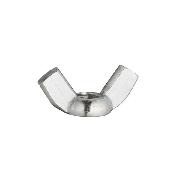 Skruer - GENERISK - Zink Butterfly Nut M 8 - Hvid - Pakke med 25 stk.
