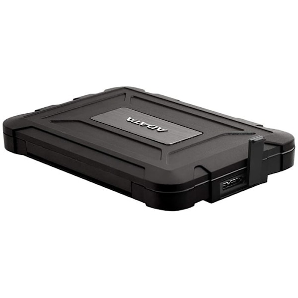 Eksternt kabinet 2,5" SATA 6Gb-s 600 MB-s USB 3.0 sort - ADATA - ED600 - Stød- og vandafvisende